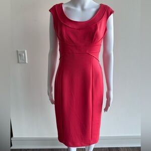 Maggy London Coral Midi Dress